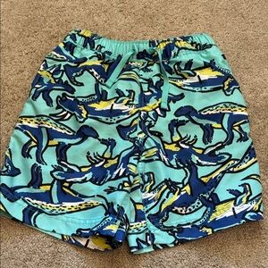 🦖 Hanna Andersson Dino-Mite Swim Trunks - size 8